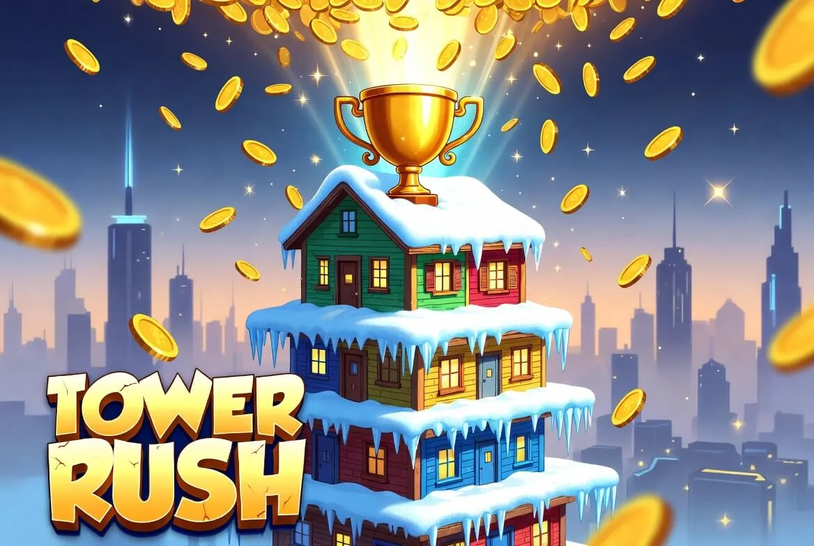Tower Rush loaded inside a casino lobby after login